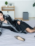 SIW Sven Media 085 Rong Er fur collar matching color wool imitation leather luxury long coat(2)